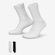 Meia Nike Everyday Cushioned (2 Pares) Unissex BRANCO/PRETO
