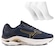 Tênis Masculino Mizuno Wave Vitality 6 + 3 Pares de Meias AZUL/AMARELO ESC