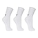 Meia Cano Médio Under Armour Core Cotton Crew Masculino BRANCO