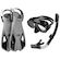 Kit de Mergulho Vollo Máscara + Snorkel - Nadadeira 35 a 39 NAO SE APLICA
