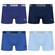 Kit 4 Cuecas Puma Boxer Sem Costura Masculina AZUL