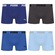 Kit 4 Cuecas Puma Boxer Sem Costura Masculina AZUL