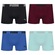 Kit 4 Cuecas Puma Boxer Sem Costura Masculina PRETO/VERDE