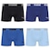 Kit 4 Cuecas Puma Boxer Sem Costura Masculina AZUL