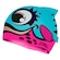 Touca de Natação Gold Sports Kids Bad Fish de Silicone AZUL