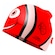 Touca de Natação Gold Sports Kids Fish de Silicone VERMELHO