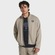 Moletom Under Armour Project Rock Essential Full Zip Masculino MARROM