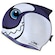 Touca de Natação Gold Sports Happy Shark Infantil ROXO