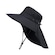 Chapéu Boné DK Pescador Australiano Respirável Ajustável UPF50+ PRETO
