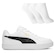 Tênis Puma Caven 2.0 Bdp + 3 Pares de Meia Cano Curto Masculino BRANCO/PRETO