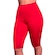 Bermudão Suplex Liso Vekyo Roupa para Academia Treino Musculação Feminina VERMELHO