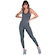 Macacão Liso Vekyo Suplex - Moda Fitness - Feminina CINZA