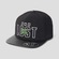 Bone Aba Reta Strap Back Fitão Lost Good Luck Lost Unissex PRETO