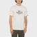 Camiseta Quiksilver Type Line Snow Masculina BRANCO
