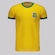 Camisa Brasil Retrô 1970 Masculino AMARELO
