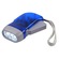 Mini Lanterna Dínamo DK Portátil 3 LEDs com Carga Manual Sem uso de Pilhas AZUL