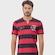 Camiseta Braziline Flamengo Tri Campeão Zico Masculina VERMELHO/PRETO