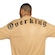 Camiseta Overking Oversized Suedine Gothic Masculina BEGE
