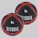 Kit 2 Bolas de Campo Vitória Estádios 24 VERMELHO
