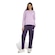 Agasalho adidas Essentials Linear Feminino ROXO