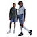 Shorts Nike Sportswear Club Fleece Infantil AZUL/BRANCO