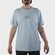 Camiseta Oakley Bark New Tee Frost Masculina AZUL