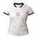 Camisa Corinthians Baby Look Raglan Coimbra - Feminino BRANCO