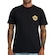 Camiseta Hurley Hibiskull SM26 Masculina Preto PRETO