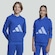 Blusão adidas Essentials Big Logo Com Capuz Infantil AZUL