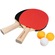 Kit de Tênis de Mesa Speedo 2 Raquetes 3 Bolas Star 1 PRETO/VERMELHO