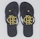 Chinelo Flamengo Basic Escudo Feminino PRETO
