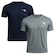 Kit 2 Camisetas Diadora Small Logo Masculina CINZA