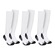 Kit 3 Pares de Meiões Hoahi Sport Atoalhado Masculino BRANCO