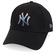 Boné Aba Curva New Era MLB New York Yankees Metallic 9Forty Unissex PRETO
