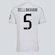 Camisa Real Madrid CF Home 25/265 Bellingham adidas Masculina BRANCO
