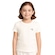 Camiseta Diadora Small Logo Infantil BEGE