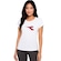 Camiseta Diadora Big Logo Camo Feminina BRANCO