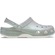 Sandália Unissex Crocs Classic Iridescent Glitter Clog BRANCO