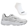 Tênis Fila Runner 2K + Meia Cano Curto - Masculino BRANCO/PRETO