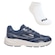 Tênis Fila Runner 2K + Meia Cano Curto - Masculino AZUL ESC/BRANCO