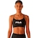 Top Fila Alça Train Elastic V Feminino PRETO