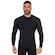 Blusa Térmica Proteção UV Poliamida Vekyo Frio Manga Longa Segunda Pele - Moda Fitness - Masculina PRETO