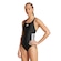 Maio adidas 3 Listras Feminino PRETO/BRANCO