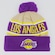 Gorro New Era NBA 24 Los Angeles Lakers ROXO