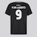 Camisa Corinthians CP 9 Yuri Alberto Infantil PRETO