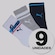 Kit Meia Puma Cano Longo 9 Pares Infantil Sortida PRETO