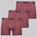 Kit 3 Cuecas Puma Boxer Sem Costura Masculina VERMELHO