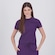 Camiseta Cropped adidas 3S Feminino ROXO