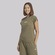 Camiseta adidas SJ Logo Linear Feminina VERDE