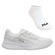 Kit Tênis Feminino Fila Precision + Meia BRANCO/CINZA